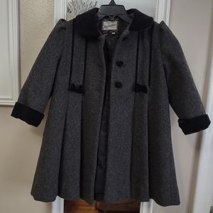 Rothschild girl wool dress coat